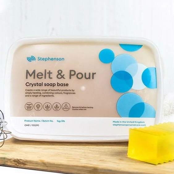 Bază de Săpun Tip Melt & Pour Crystal, pentru Producție Artizanală