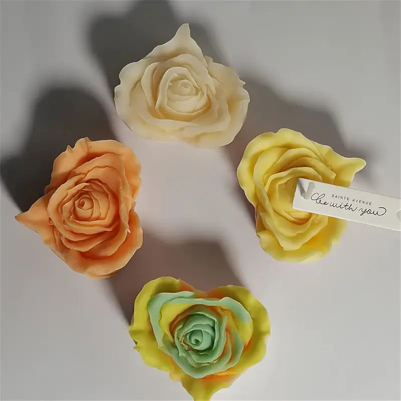 Matriță din silicon pentru trandafir 3D / trandafir inima