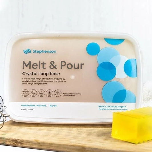 Bază de Săpun Tip Melt & Pour Crystal, pentru Producție Artizanală