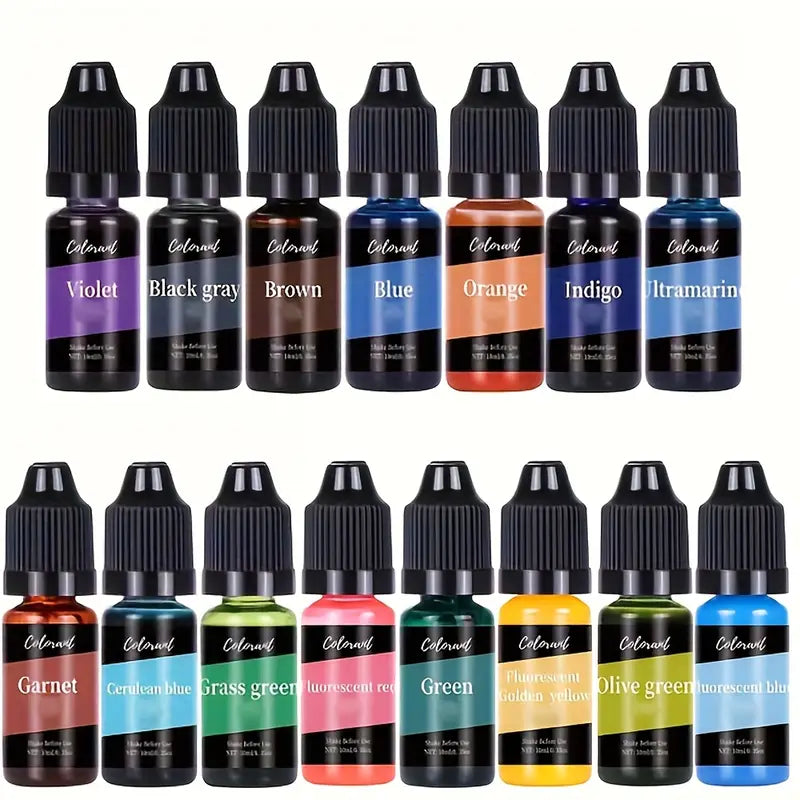 Set 15buc/30buc Pigmenti Coloranti pentru Ceara 10ml