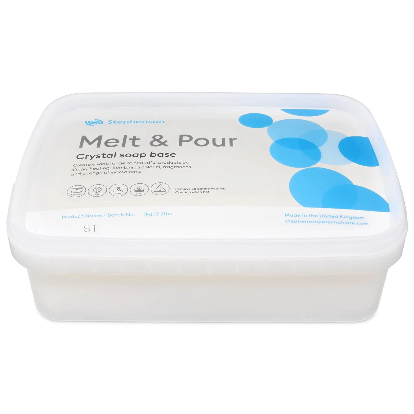 Bază de Săpun Tip Melt & Pour Crystal, pentru Producție Artizanală