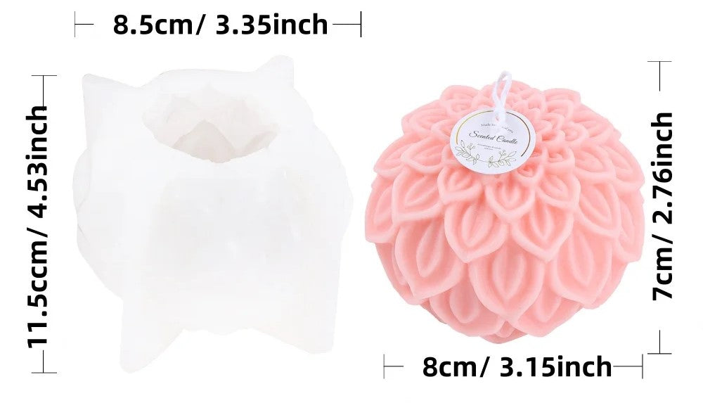 Matrita Silicon model frunze 3d