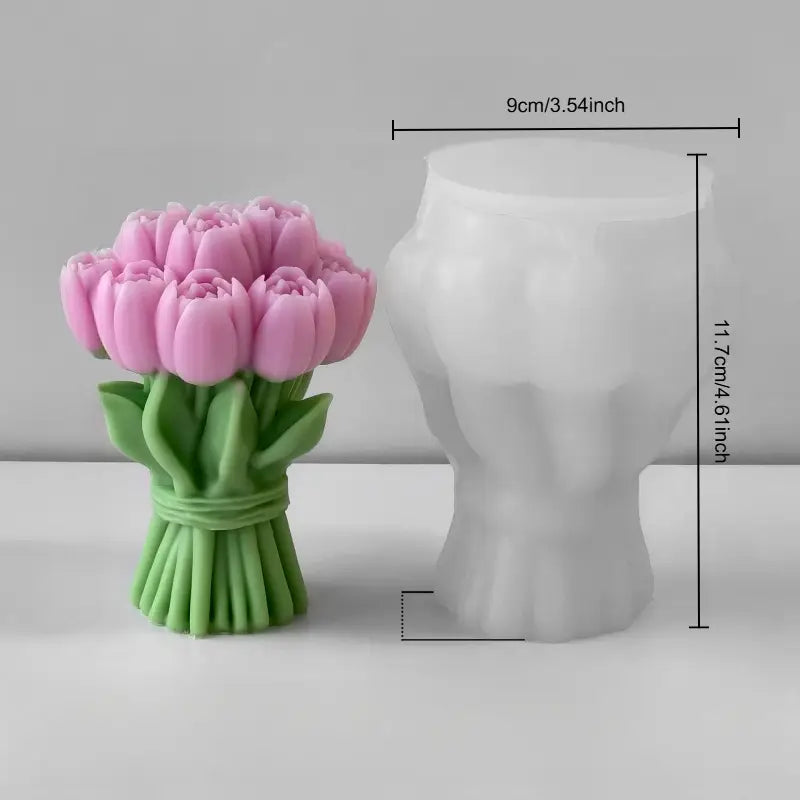 Matrita Silicon Buchet Lalele