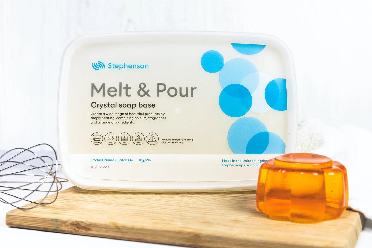 Bază de Săpun Tip Melt & Pour Crystal, pentru Producție Artizanală